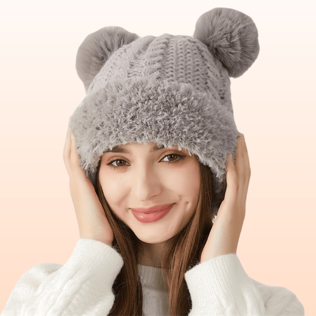 Fuzzy Knitted Beanie - Snug and Cozy PH