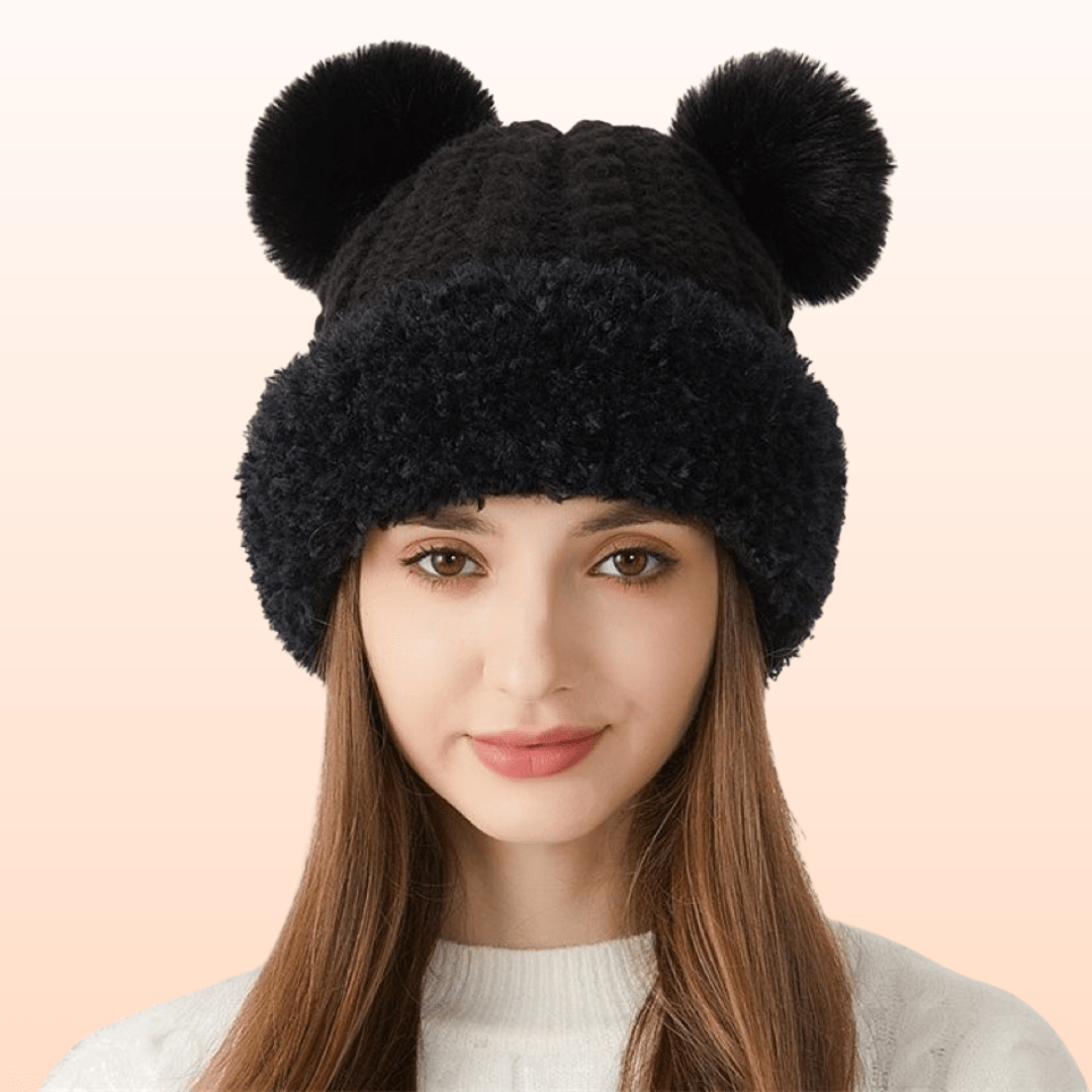 Fuzzy Knitted Beanie - Snug and Cozy PH