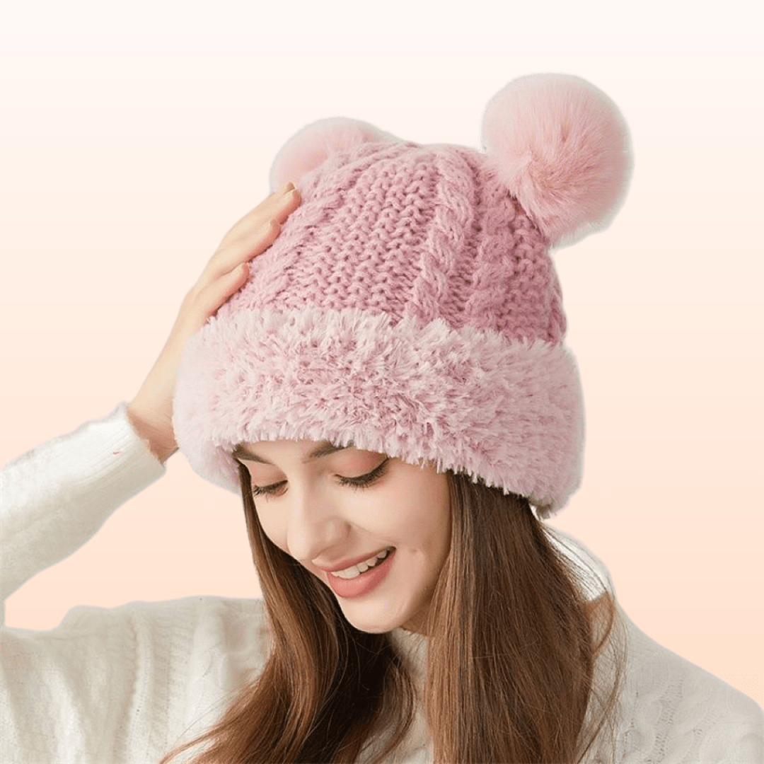Fuzzy Knitted Beanie - Snug and Cozy PH